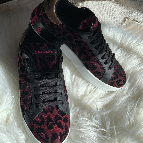 🌻DOLCE & GABBANA LEOPARD SNEAKERS🌻 - Picture 3 of 12